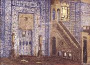 Interior of a Mosque, Jean-Leon Gerome